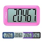 Pedometer for Walking Steps, 3D Accurate Simple Pedometer, Step Counter for Kids Men Women Seniors, Step Tracker with Clip Lanyard