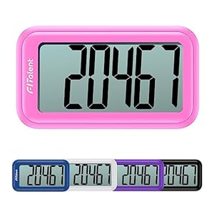 Pedometer for Walking Steps, 3D Accurate Simple Pedometer, Step Counter for Kids Men Women Seniors, Step Tracker with Clip Lanyard