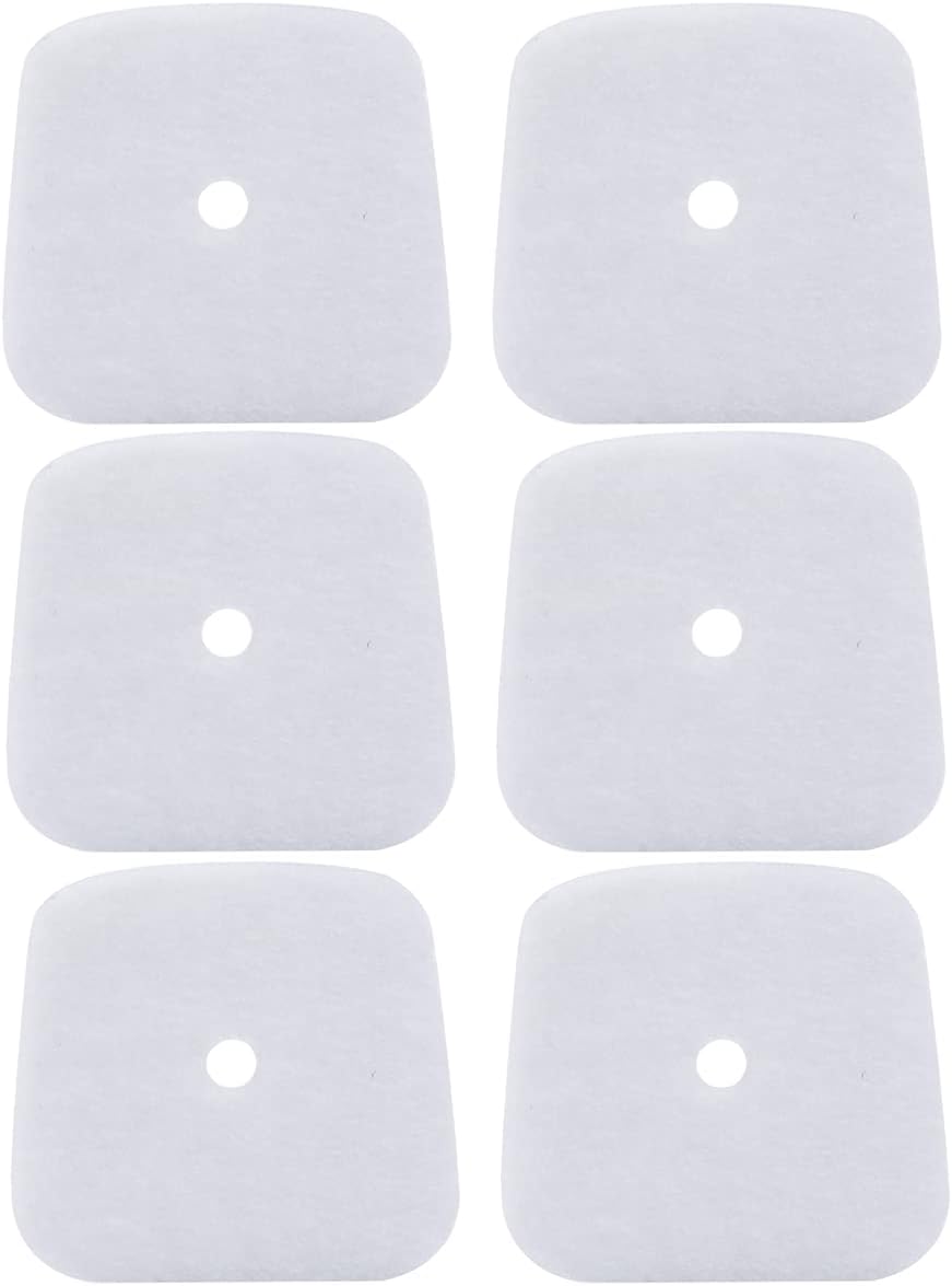 6 Pieces Air Filter for Mantis 7222 7222E 7222M 7225 7230 7234 7240 7920 7924 Tiller/Cultivator 13031004560 Mantis Tiller Parts