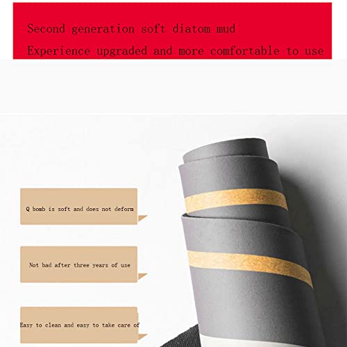 ZLZNX Saugfähige Badematte Schnelltrocknend saugfähige Matte für die Badezimmer Dusche Sicher für Kinder und ältere Menschen,5,80CM×120CM