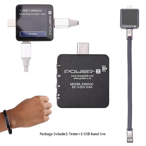Image of Power-Z KM003C Portable USB-C Fast Charging Tester +USB Handline PD3.1 QC5.0 Digital Voltmeter