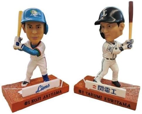 【新品】秋山幸二　埼玉西武ライオンズ　ボブルヘッド 埼玉西武ライオンズ 秋山幸二選手vs栗山巧選手 ボブルヘッド
