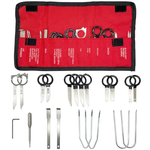 Image of 20pcs Car Stereo Removal Tool DVD Navigation Removal Tool, Universal Radio Removal Tool Kit for Most Car and Truck
