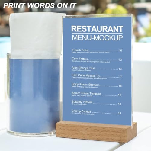 Langaelex 6er Set Acrylglas Platten DIN A4 (29,7 x 21 cm), 1mm Dicke Acrylplatten ultra klare transparente Acryl Kunststoffplatten für Fotorahmen, Projektausstellung, Tischaufsteller