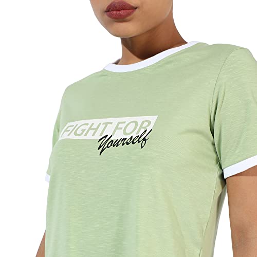 Image of Campus Sutra Women's Cotton Regular Fit Tops