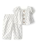 Carter's Girl 2-Piece Pant Set, White, 24M