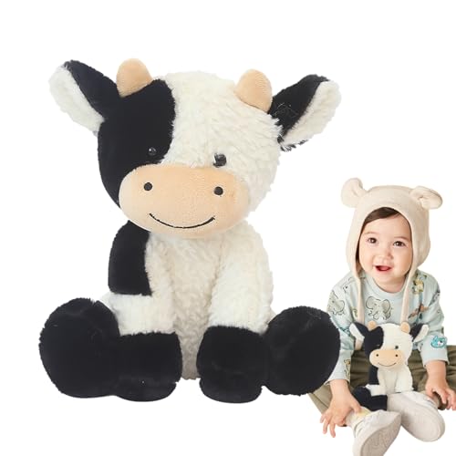 Generico Peluche de relleno, Animal de peluche de - Juguete de peluche con animales realistas | Muñeca en blanco y negro para niños y niñas, lindos animales para sofá, sofá, coche