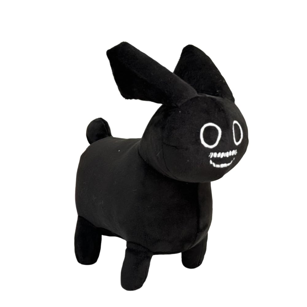 XIYUAN Forsaken Gubby Plush Toy 20cm – Soft Stuffed Animal Doll, Cuddly Chance Figure Pillow for Kids, Birthday for Home Decor (Black)