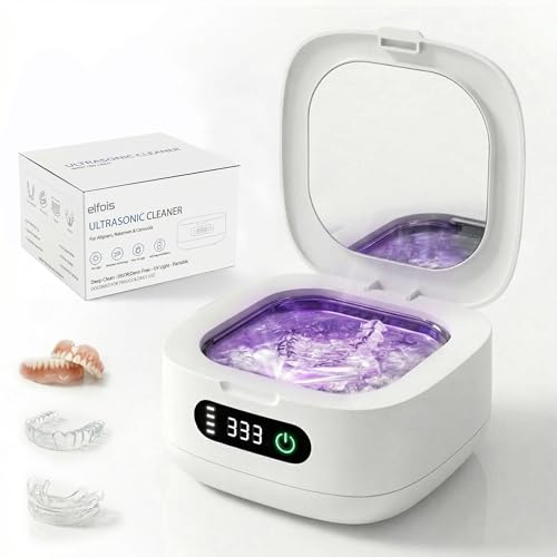 Portable Ultrasonic Retainer Cleaner with UV - Cordless Rechargeable ...