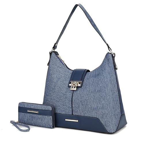 Image of MKF Collection Hobo Bag for Women & Wristlet Wallet Set, Vegan Leather Handbag Purse Set, Shoulder bags by Mia K