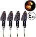 SFONIA 4pcs Motorrad Blinker Licht 12V 14LED Blinkerleuchten Motorrad Blinker Licht Wasserdicht Universal Scooter Quad Cruiser Off Road (Rauch)