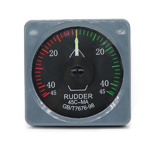 Ampèremètre à pointeur analogique 45C-MA 45C3 pour cadran de contrôle couleur