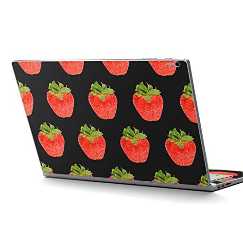 igsticker Surface Book2 Book3 15inch 専用 スキンシール サーフェス ブック 15インチ用 シール 001533 ユニーク 苺 果実