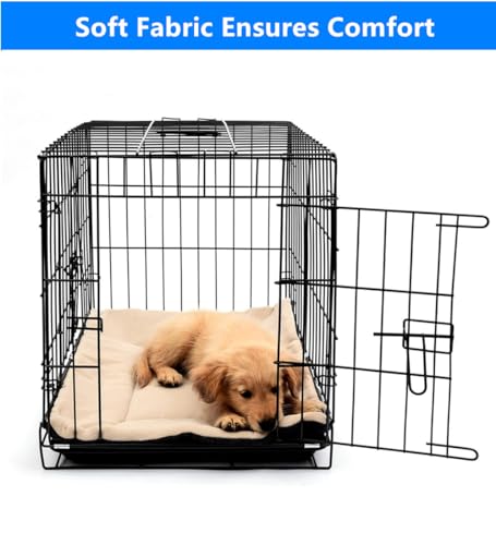 Dog Bed Crate Pad 24″ L x 18″ W Kennel Pad Machine Washable Entire Dog Crate Beds Double Sided Pet Bed Dog Bed Crate Pad 24″ L x 18″ W Kennel Pad Machine Washable Entire Dog Crate Beds Double Sided Pet Bed