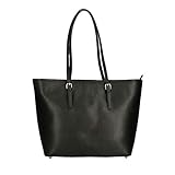 aren - shoulder bag borsa a spalla da donna in vera pelle made in italy - 40x28x14 cm