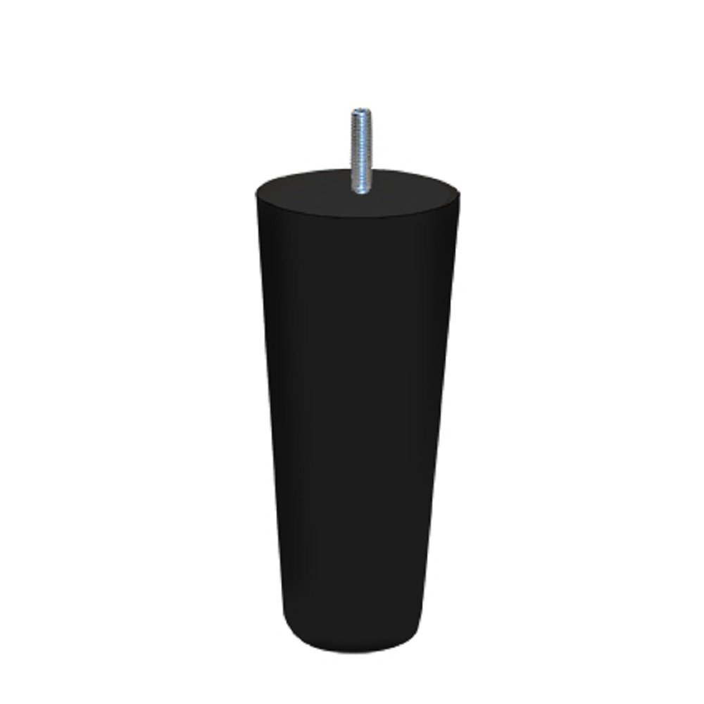 Margot - Cottage Conical Base Wood, 7.5 x 7.5 x 20 cm Pack of 4, Wood, black, 7,5 x 7,5 x 20 cm - Image 2