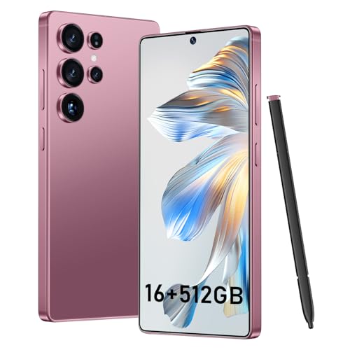Image of BXV I25 Ultra 16+512GB Smartphone - 7000mAh Battery, 6.99-inch Display, Built-in Pen, Android 14, Snapdragon 8 Gen3, 68MP+108MP Camera Outperform Competitors in Speed & Power (Rose)