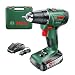Produktbild Bosch PSR 1800 LI-2 Cordless Lithium-Ion Drill Driver Featuring Syneon Chip, 1.5 Ah (with 1 x 18 V Battery) by Bosch