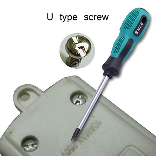 4Pcs 16Cm U-Type Magnetic Tip Screwdriver Anti-Slip Repair Tool(1.7 2.0 2.3 2.6) #TOP5