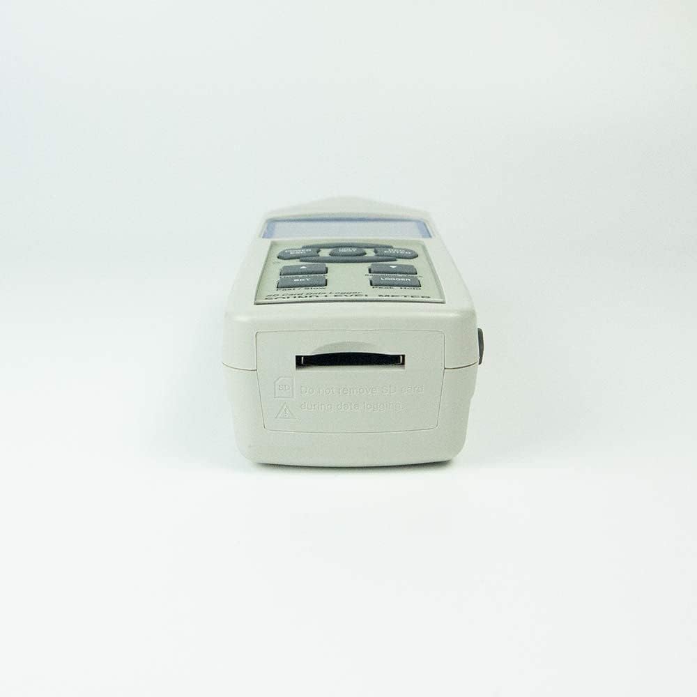 Sonómetro digital portátil para control de calidad de sonido y monitoreo de ruido | Sonómetro para la industria, auditorías ambientales y medición de decibelios | Modelo: SL-4023SD