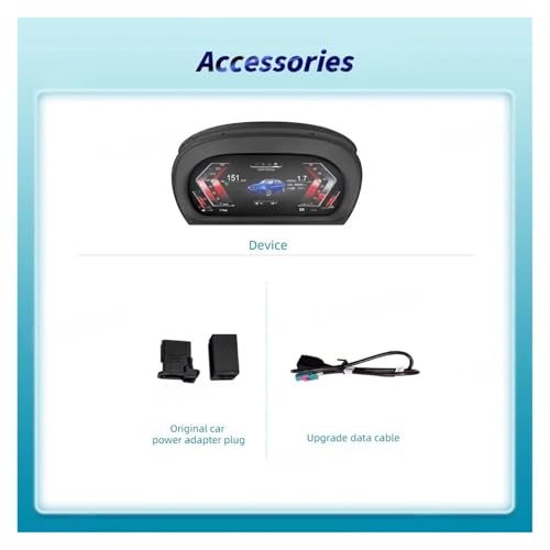 Tablero digital BMW Serie 3 E90 E91 E92 velocímetro cabina virtual 11" 6