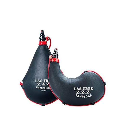 Las Tres Z.Z.Z. Bota de Vino Suprema de pez Curva - 1 litro