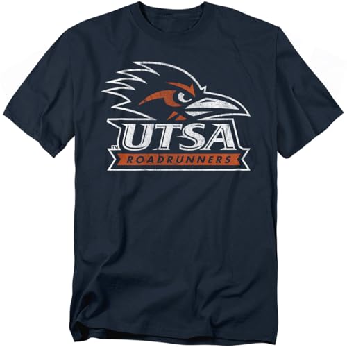 The University of Texas at San Antonio Official Distressed Primary Logo Unisex Adult T Shirt The University of Texas at San Antonio X-Large