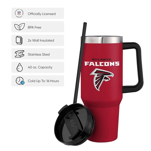 Image of FOCO NFL unisex-adult NFL Team Logo Insulated Travel Mug 40oz XL Tumbler