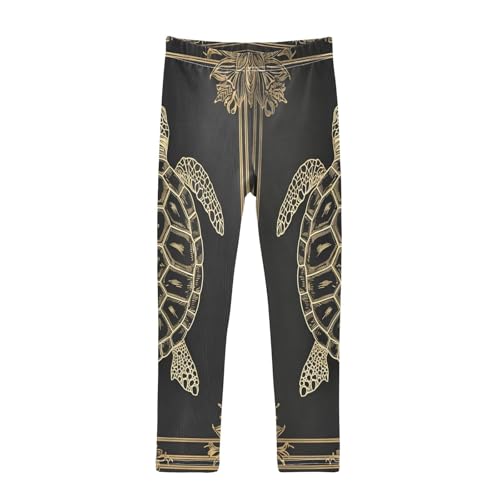 Toddler Girls Leggings Printed Yoga Pants Leggings Simple Turtle Birds for Kids