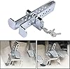 ZUKHRUF Car Pedal Locks 8 Holes Clutch Anti Theft Van Key Locks Car Stainless Steel Strong Security Lock Tool Vehicle Gas Transit Pedal Lock Brake Clutch Pedal Lock Brake Car Lock Security Accessories #2
