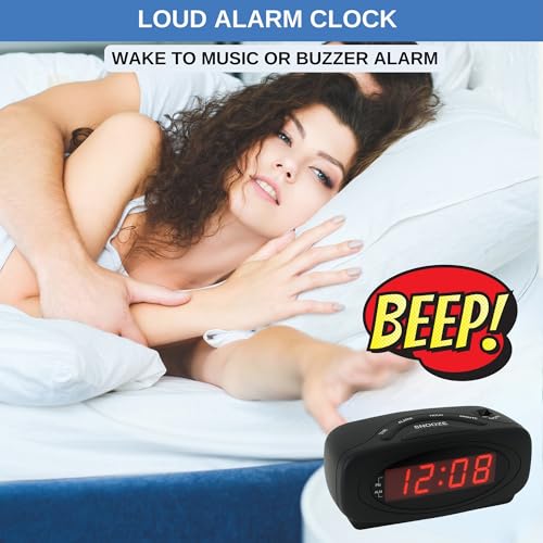 Digital Alarm Clocks for Bedrooms, Loud Alarm Clock for Heavy Sleepers Perfect for Bedroom, Desk, and Office by Ken-Tech by Ken-Tech - Image 3
