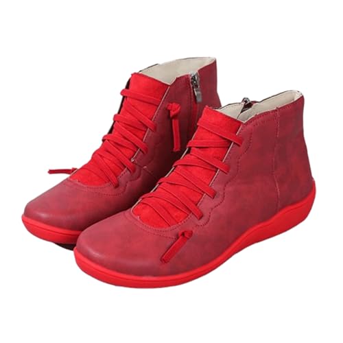 Bottines pour femmes avec soutien de la voûte plantaire pour soulager les pieds sensibles en hiver