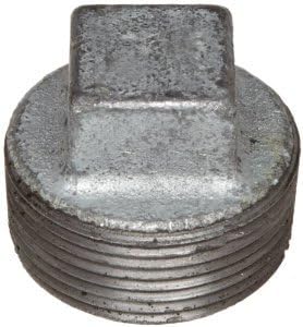 Anvil 2 in. MPT Galvanized Malleable Iron Plug