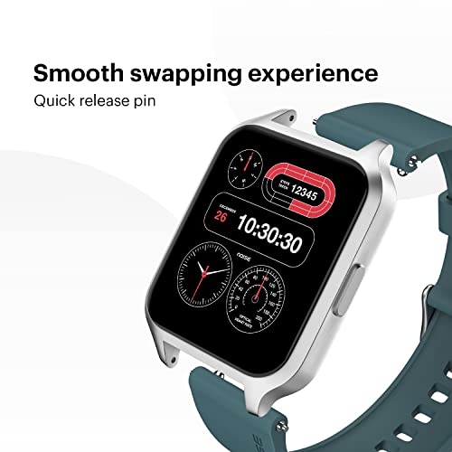 Image of Noise 22 MM Silicone Smartwatch Strap - Red - Compatible with ColorFit Ultra, ColorFit Pro 3 /Assist, ColorFit Nav /Nav+, NoiseFit Endure, NoiseFit Fusion, NoiseFit Evolve