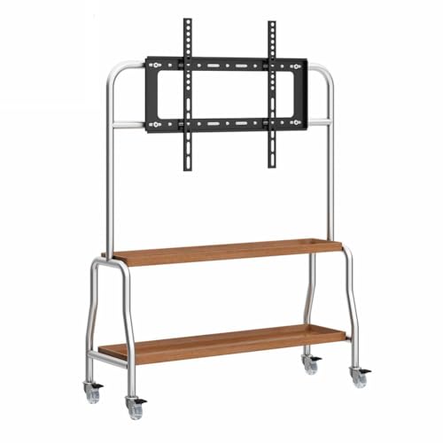 Soporte móvil para TV con ruedas, 43-75 pulgadas, 1 nivel miniatura 1