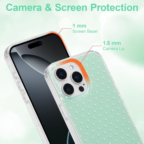 Coque iPhone 16 Pro silicone fin antichoc QLTYPRI vert menthe - 2
