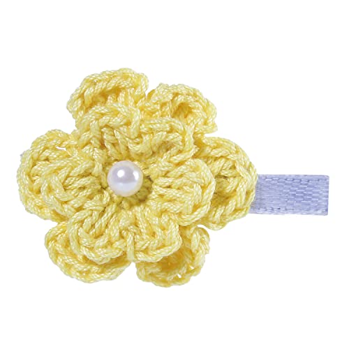 Image of Prapti Handicrafts Crochet Flower Baby Girl Eligater Hair clips Hairpins For Girls Hair Accessories Kids