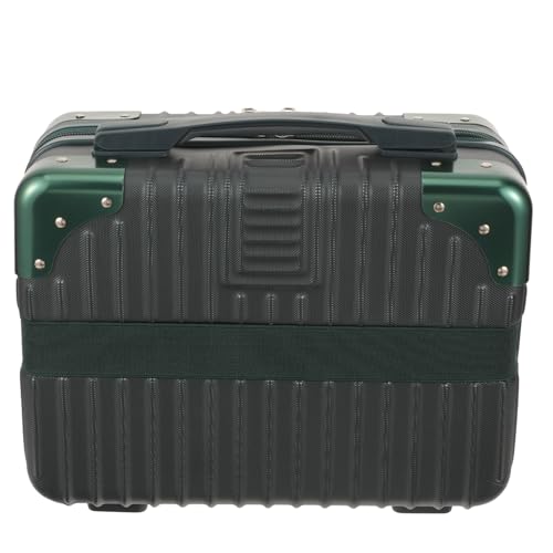 HONITANO 小型携帯化粧品収納スーツケース 耐久素材製 持ち運び便利 女性用化粧品整理ボックス 旅行 機内持ち込み対応