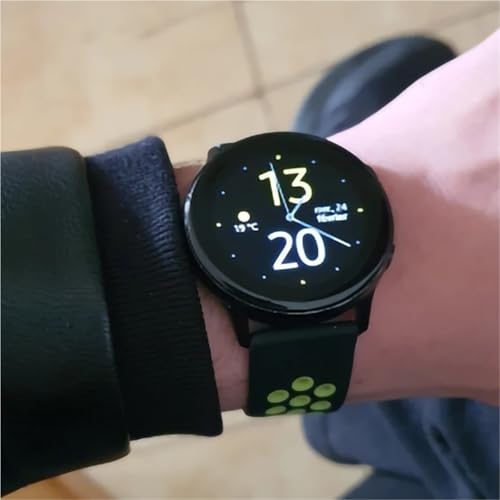 Correa de reloj de 20 mm compatible con Galaxy Watch Active 2 de silicona 6