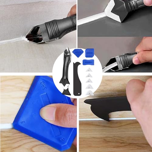 16 pezzi Kit Strumenti per Calafataggio, 3 in 1