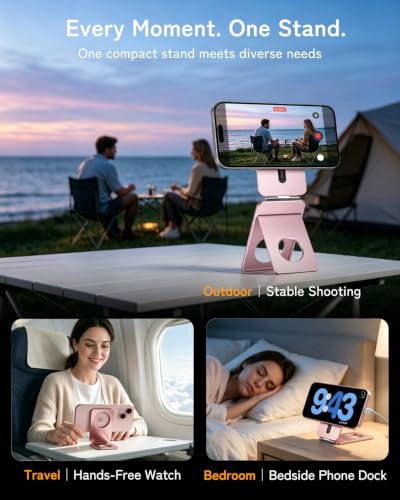 XZZUO Phone Stand, 0.23“ Ultra-Lightweight and Portable iPhone Tripod Stand - image 4
