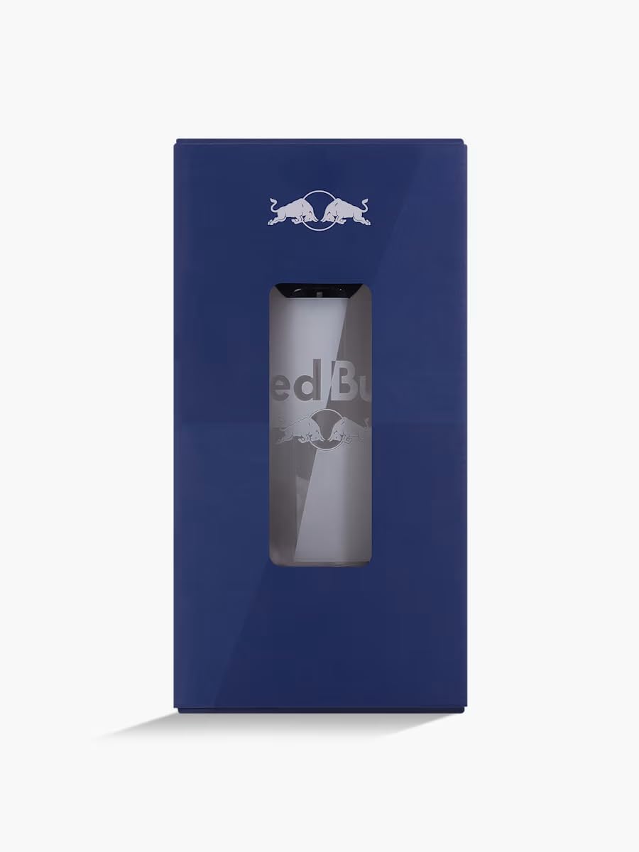 Red Bull Bicchiere da Bevanda in Vetro "Logo" Trasparente (1)