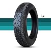 80/90-12 Tire Tubeless for Scooter Anti-Skid All-Terrain Tires 250 kPa 48J MAX Load 396 LBS