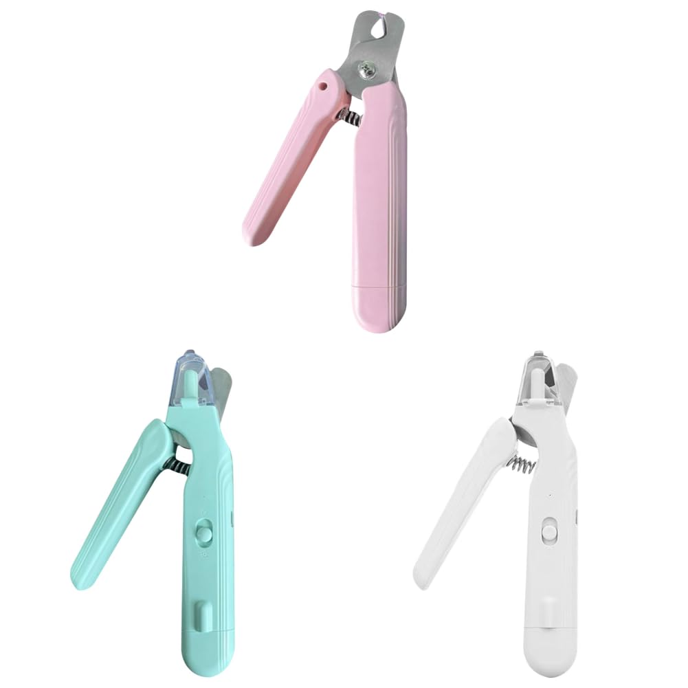 Coupe-Ongles Électrique pour Animaux avec LED Verrou de Sécurité Coupe-Ongles Universel pour Chats et Chiens