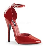  Higher-Heels PleaserUSA Pumps Domina-402 Lack rot Gr. 35
