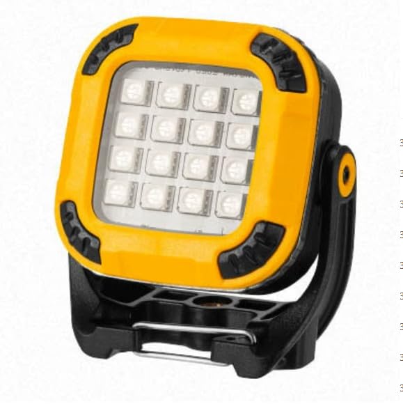 Probuk 1PC LED Rechargeable Work Light 1000 Lumen with Type-C Charging, Cordless Flood Light, Magnetic Base & 180° Swivel, 4 Modes Portable Site Light for Garage Workshop Camping