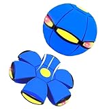 frsba Magic Ball, Magic Meta Ball, Magic Bouncing Ball - with 6 Light, Dual Form Freely Switchable (Blue)