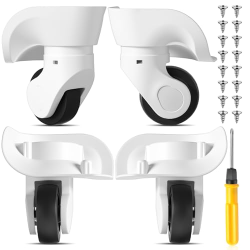 Silkfly 4�� ���Q�b�W�z�C�[�� �����p�g���x���X�[�c�P�[�X�L���X�^�[ �C���L�b�g �X�N�����[�������E�z�C�[�� �~���[�g�x�A�����O�X�C�x�� �ו��p(�z���C�g�AL)