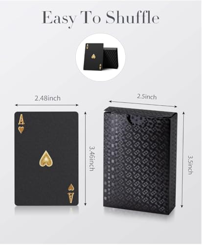 Cartas de Póker Black Diamond Impermeables miniatura 3