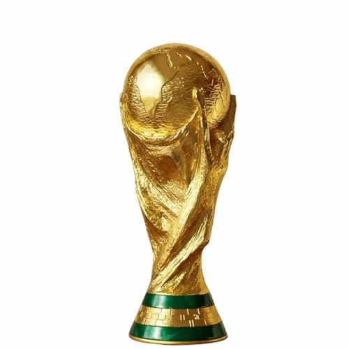 Image of FI FA Football Trophy Cup Showpiece | Soccer Championship Replica Statue for Home Decor, Office Table & Study Desk | Sports Theme Decorative Gift for Men & Boys